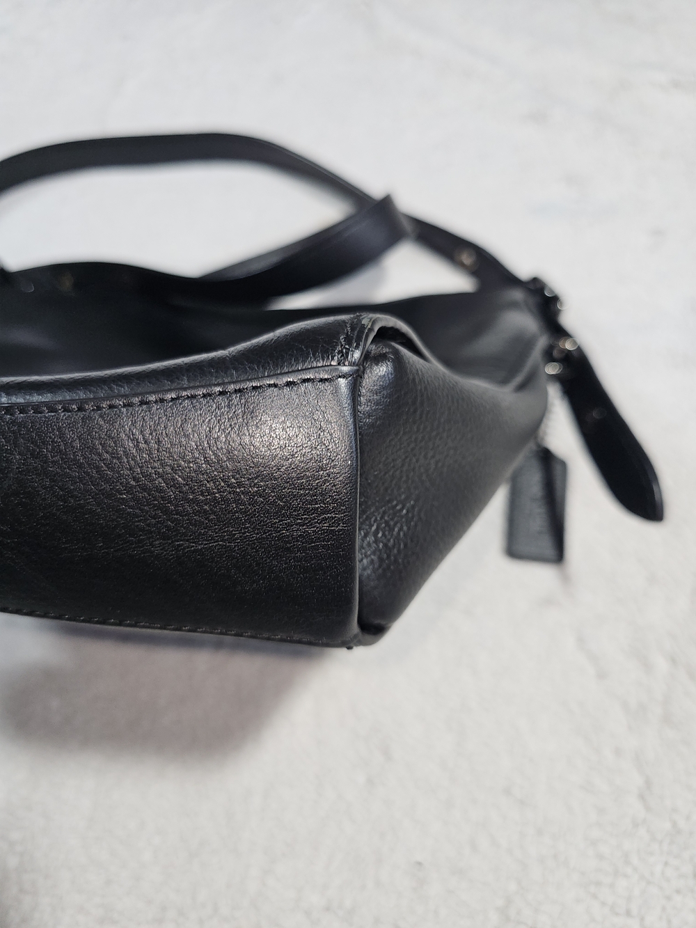 Coach Black Leather Crossbody Bag - Picture 4 of 12